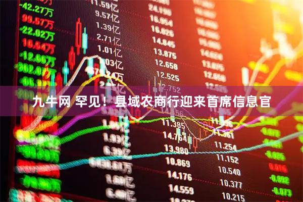 九牛网 罕见！县域农商行迎来首席信息官